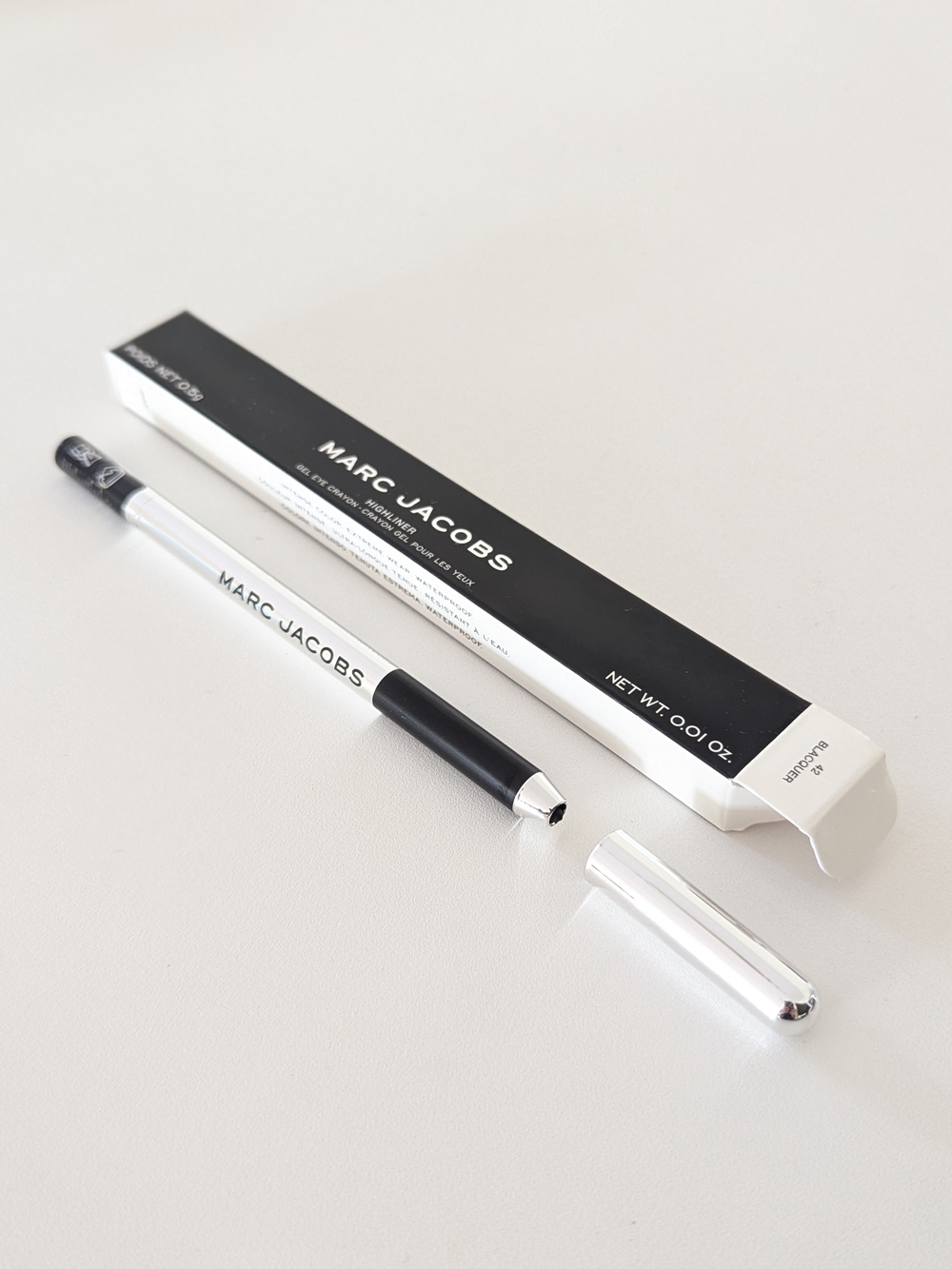 NWT NIB Marc Jacobs Beauty Highliner Gel Eye Pencil in Blacquer (Black)